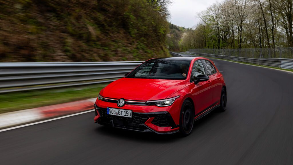 VW Volkswagen Golf GTI Edition 50 325 pk hot hatch Nürburgring (2025)