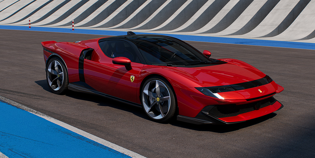 Ferrari 849 Testarossa is een bijzonder performant eerbetoon aan het verleden