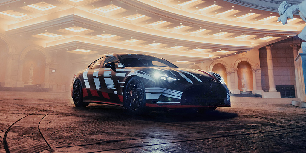 Video: George Russell en Brad Pitt mogen al eens spelen met de Taycan-killer van AMG
