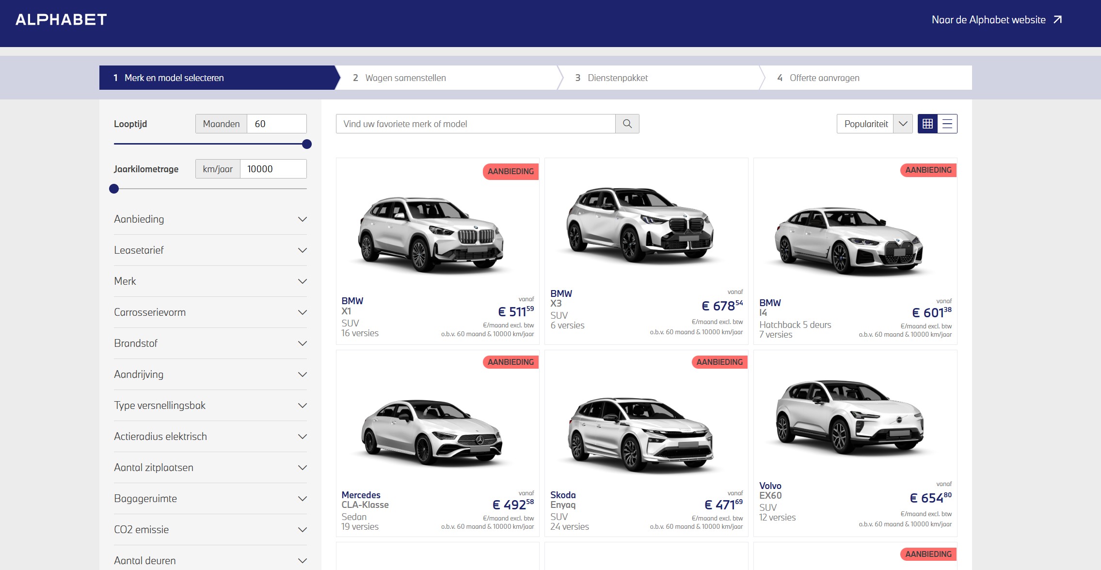 Nieuwe KMO Configurator van Alphabet: snel inzicht in leaseprijzen voor je bedrijfswagen