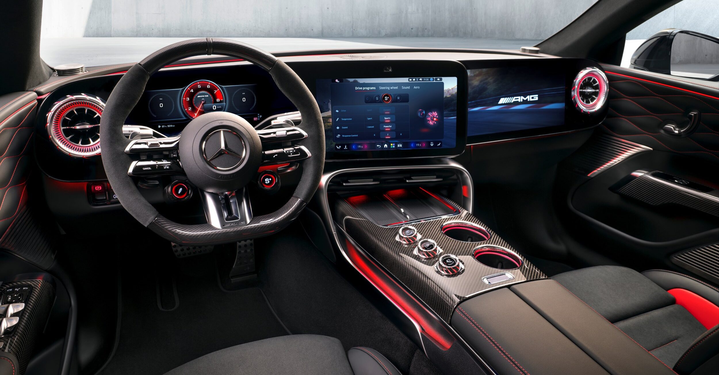 Mercedes-AMG GT 4-Door Coupé toont zijn interieur