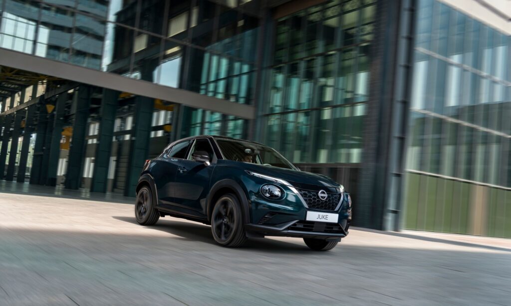 Nissan Juke Pulse met extra versieringen en nog wat meer luxe