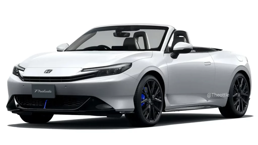 En waarom geen Honda Prelude Cabrio? Deze knappe renders tonen wat Honda voorlopig niet durft