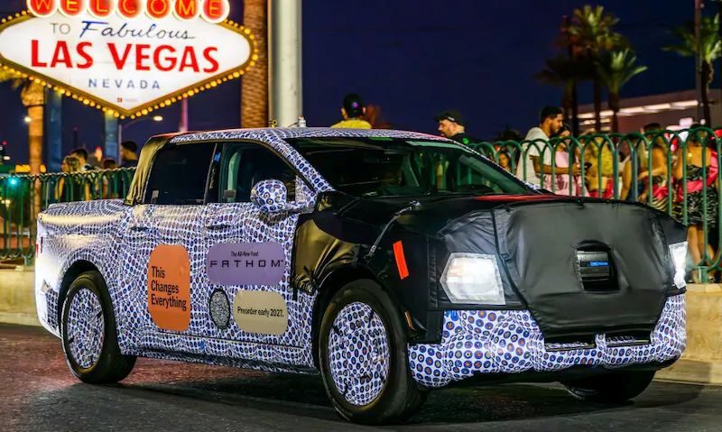 Elektrische Ford Fanthom bezoekt Las Vegas, Brussel behoort nog niet tot de reisplannen