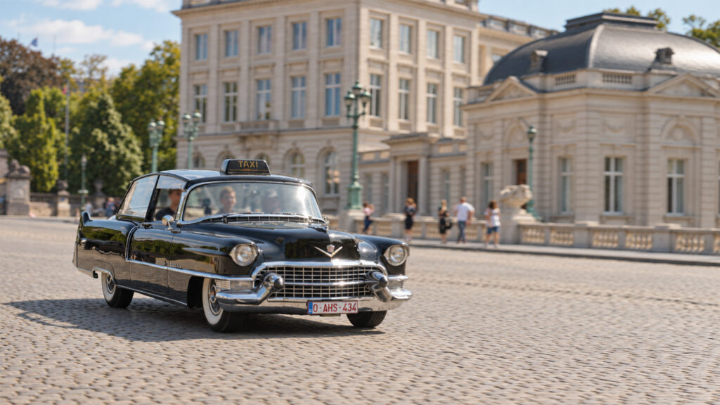 Autoworld viert 40 jaar met een heel bijzondere actie: drie museumiconen worden taxi in Brussel (2026)