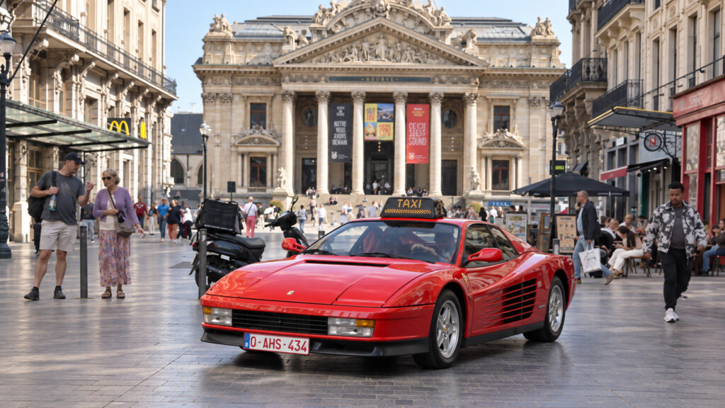 Autoworld viert 40 jaar met een heel bijzondere actie: drie museumiconen worden taxi in Brussel (2026)