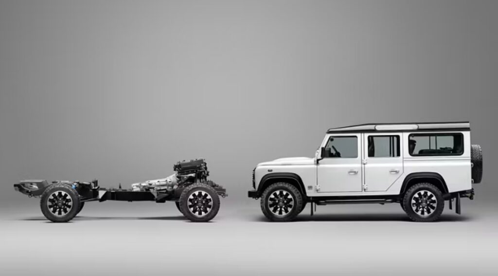 Doe eens gek en lepel een V8 in je klassieke Land Rover Defender