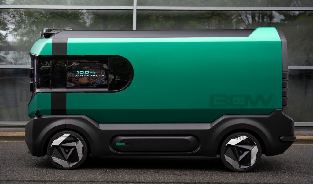 BOW van Stellantis levert je pakjes straks misschien elektrisch én zonder chauffeur aan huis