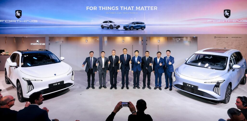 Forthing lanceert TK5 en TK7 in Europa: elektrische SUV en ruime gezinswagen met 800 volt-technologie