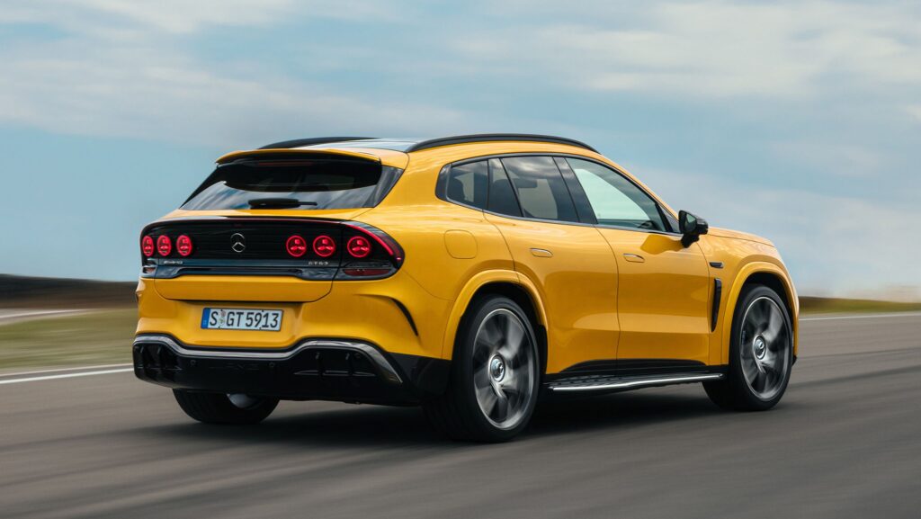 Mercedes-AMG GT nu ook als SUV: tot 1.169 pk, 700 km rijbereik en laden aan 710 kW