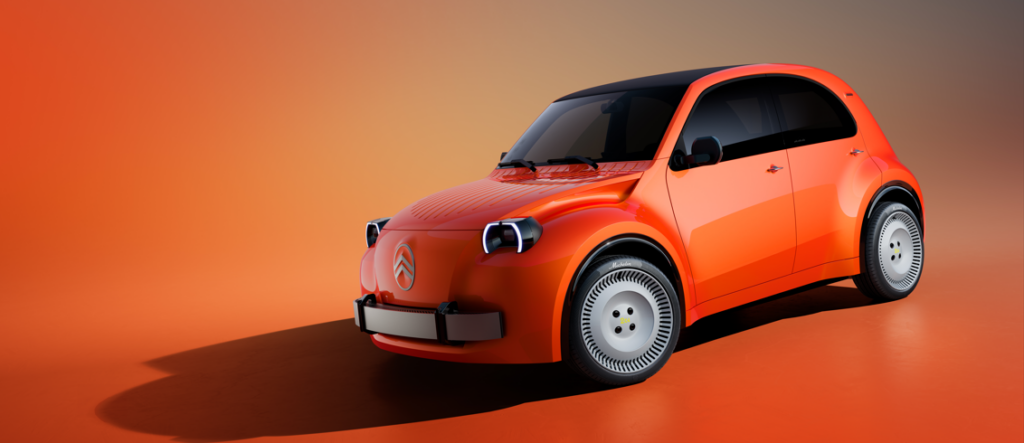Hier is alvast de Citroën 2 CV Concept, het productiemodel volgt in 2028