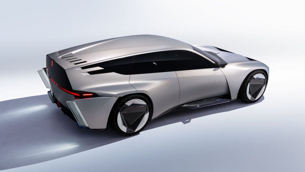 Opel STX Concept toont hoe de elektrische break van morgen eruit kan zien