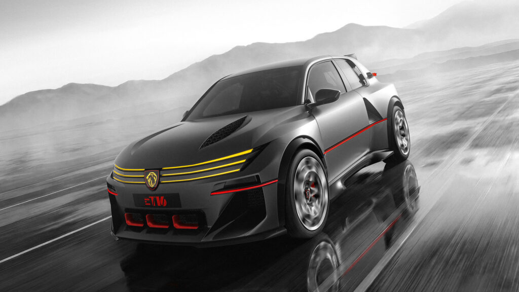 Peugeot E-T16 Concept EV hyper hatch 816 pk (2026)