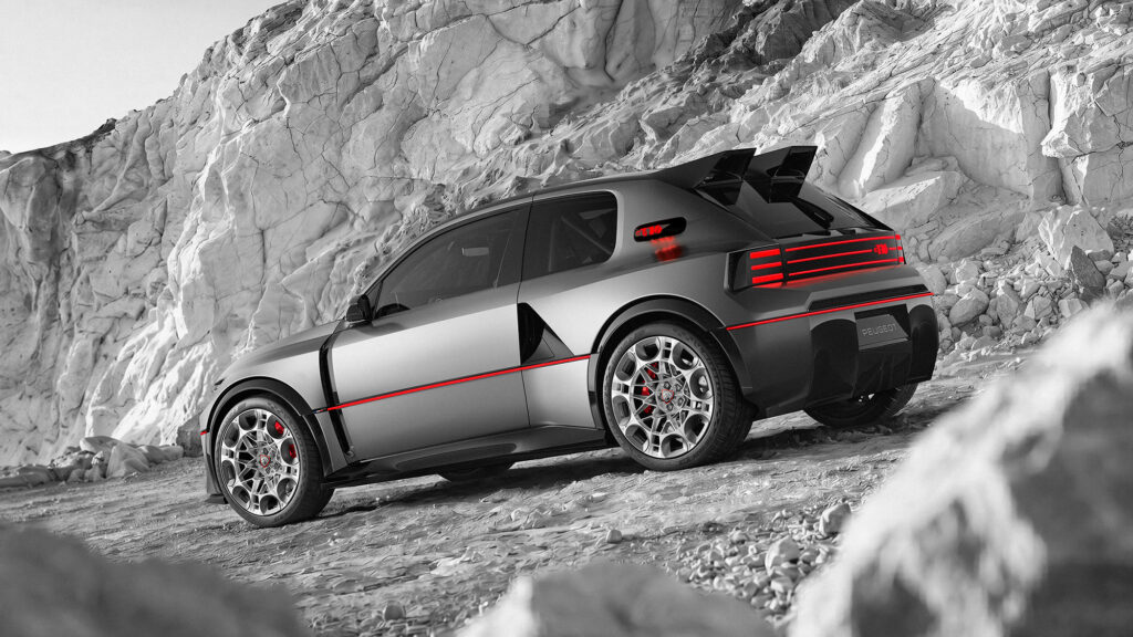 Peugeot E-T16 Concept EV hyper hatch 816 pk (2026)